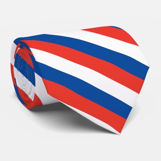 Franse vlag stropdas (Opgerold)