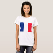 Franse vlag t-shirt (Voorkant volledig)