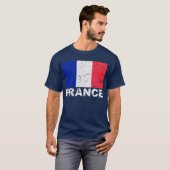 Franse  vlag t-shirt (Voorkant volledig)