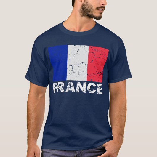 Franse  vlag t-shirt (Voorkant)