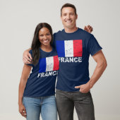 Franse  vlag t-shirt (Unisex)