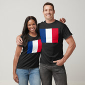 Franse vlag t-shirt (Unisex)