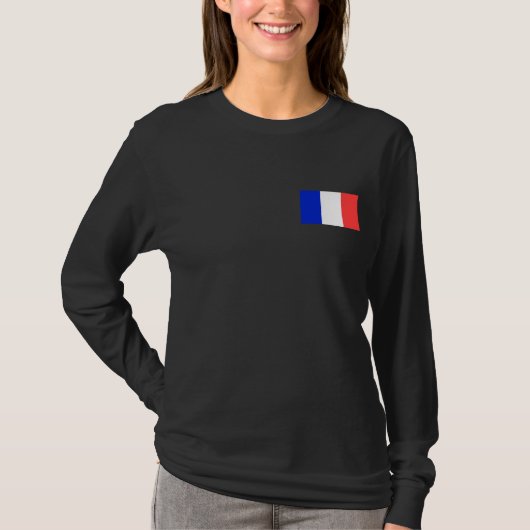 Franse vlag t-shirt (Voorkant)