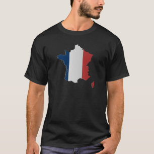 Franse vlag t-shirt
