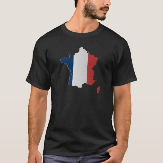 Franse vlag t-shirt (Voorkant)
