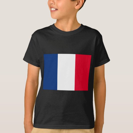 Franse vlag t-shirt (Voorkant)