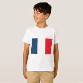 Franse vlag t-shirt (Voorkant volledig)