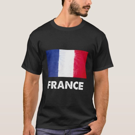 Franse vlag t-shirt (Voorkant)