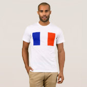 franse vlag t-shirt (Voorkant volledig)