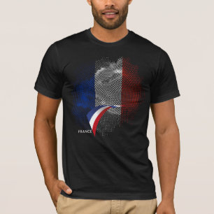 Franse vlag t-shirt
