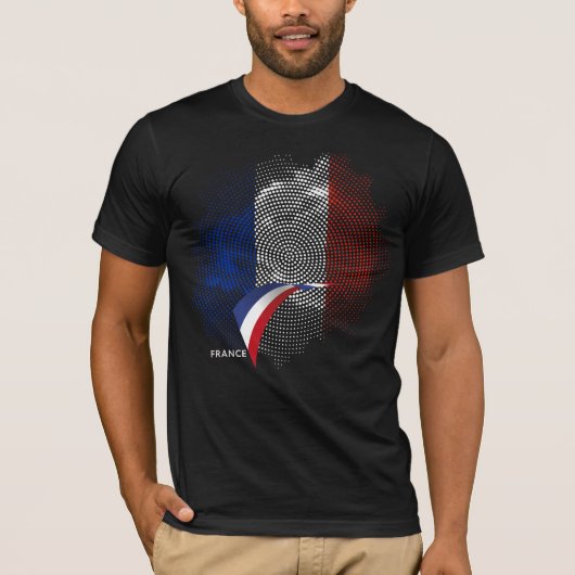 Franse vlag t-shirt (Voorkant)
