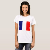 Franse vlag t-shirt (Voorkant volledig)