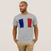 Franse vlag t-shirt (Voorkant volledig)