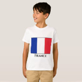 Franse vlag t-shirt (Voorkant volledig)