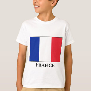 Franse vlag t-shirt