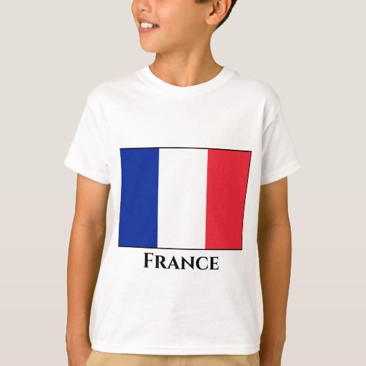 Franse vlag t-shirt (Voorkant)