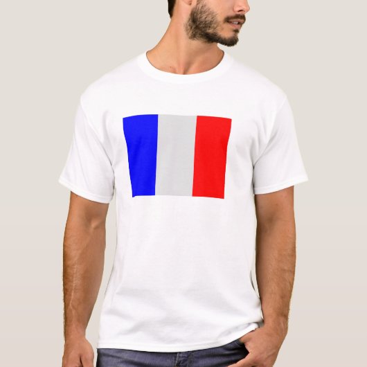 Franse vlag t-shirt (Voorkant)