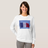 Franse vlag t-shirt (Voorkant volledig)