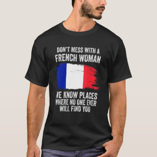 Franse vlag t-shirt