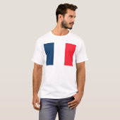 Franse vlag t-shirt (Voorkant volledig)