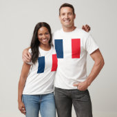 Franse vlag t-shirt (Unisex)