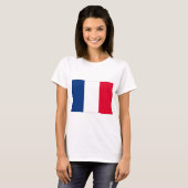 Franse vlag t-shirt (Voorkant volledig)