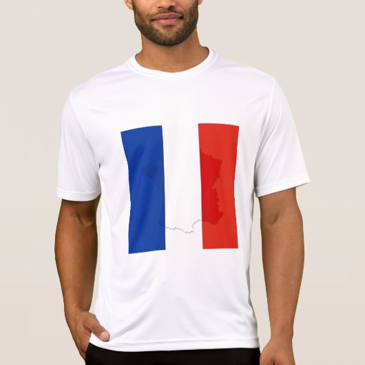 Franse vlag t-shirt (Voorkant)