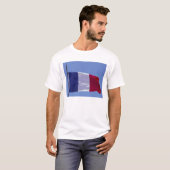 Franse vlag t-shirt (Voorkant volledig)