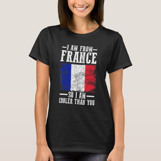 Franse vlag t-shirt (Voorkant)