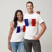 Franse vlag t-shirt (Unisex)