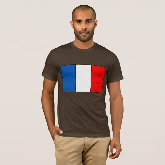Franse vlag T-shirts en cadeaus (Voorkant volledig)