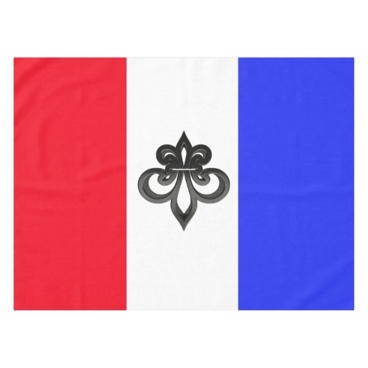 Franse vlag tafelkleed (Voorkant (Horizontaal))