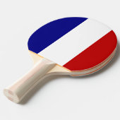 Franse vlag tafeltennisbatje (Voorkant Gekanteld)