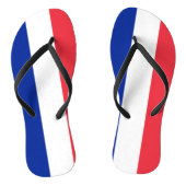 Franse vlag teenslippers (Voetbed)