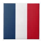 Franse vlag tegeltje<br><div class="desc">De nationale vlag van Frankrijk.</div>