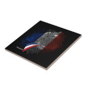Franse vlag tegeltje (Zijkant)