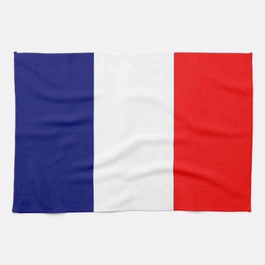 Franse vlag theedoek (Horizontaal)
