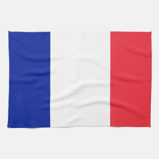 Franse vlag theedoek (Horizontaal)