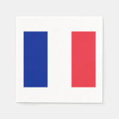 Franse vlag Thema Party Papieren servetten (Voorkant)