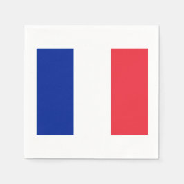 Franse vlag Thema Party Papieren servetten