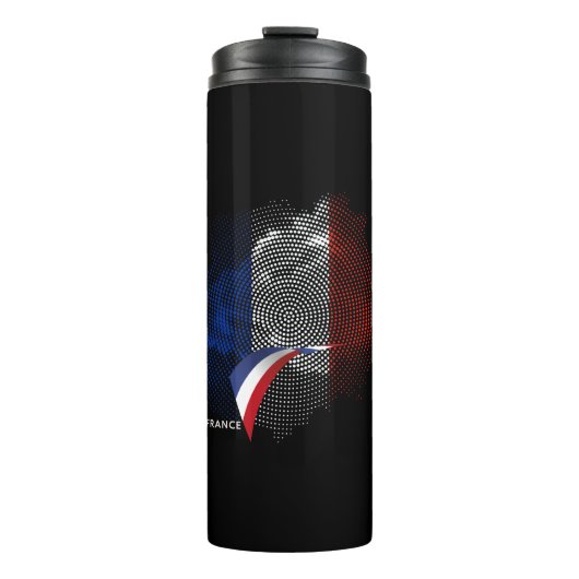 Franse vlag thermosbeker (Voorkant)