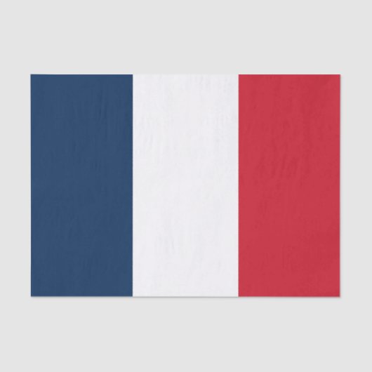Franse vlag tissuepapier (Voorkant)