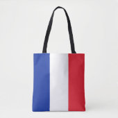 Franse vlag tote bag (Voorkant)