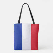 Franse vlag tote bag (Achterkant)