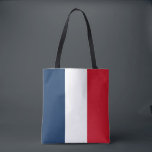 Franse vlag tote bag<br><div class="desc">De nationale vlag van Frankrijk.</div>