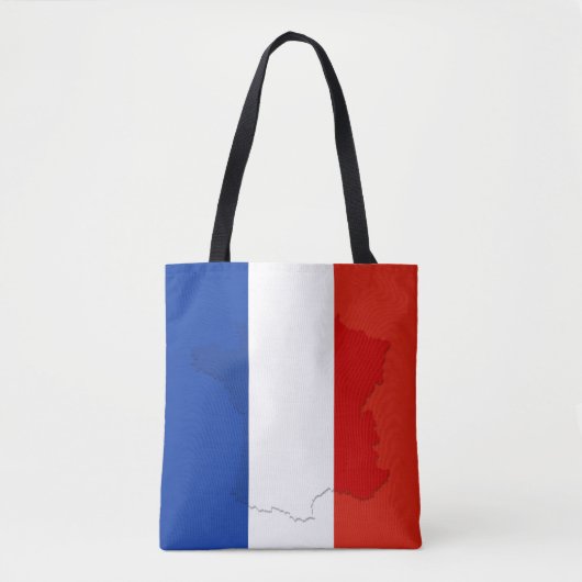 Franse vlag tote bag (Voorkant)