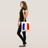 Franse vlag tote bag (Voorkant (model))