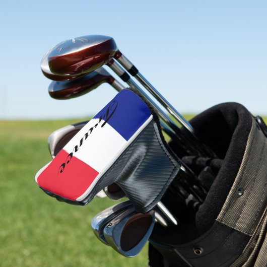 Franse vlag van de Franse douane-golfhoezen Golfheadcover (Insitu)