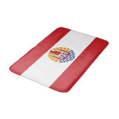 Franse vlag van Polynesië Badmat (Gekanteld)