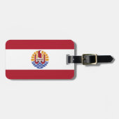 Franse vlag van Polynesië Bagagelabel (Voorkant horizontaal)